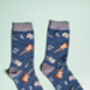 Guitar Bamboo Socks, thumbnail 1 of 3