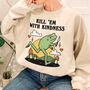 'Kill 'Em With Kindness' Frog Graphic Sweatshirt, thumbnail 2 of 5
