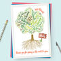 Personalised 'Class Tree' Teacher Thank You Print, thumbnail 4 of 7