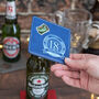 Happy Birthday Pu Leather Coaster With Bottle Opener, thumbnail 1 of 2