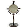 Personalised 8th Anniversary Gift Bronze Desk Clock, thumbnail 8 of 9