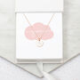 Sterling Silver Illustrated Disc Personalised Necklace, thumbnail 2 of 10