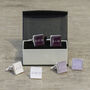 Personalised Initials And Date Wedding Cufflinks, thumbnail 3 of 4