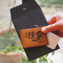Personalised Cyclists Leather Card Holder, thumbnail 4 of 6
