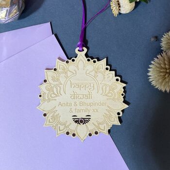 Personalised Keepsake Diwali Gift Card, 3 of 6
