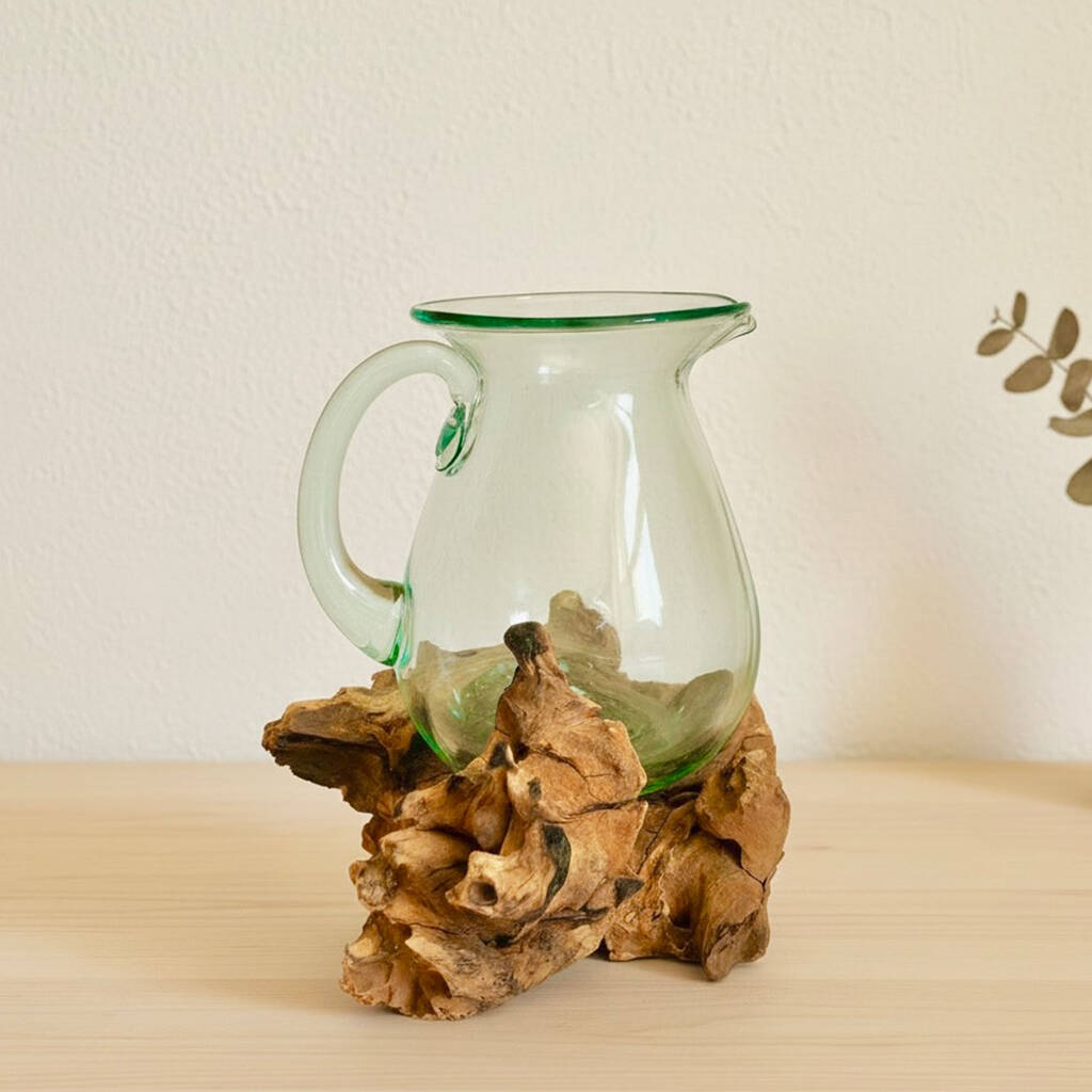 Molten Glass Serving Jug And Party Pitcher, 1 of 12