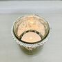 Vintage Mercury Glass Diamanté Tea Light Holder, thumbnail 5 of 6