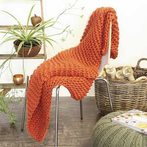 Blanket Knit Kit Super Chunky Diy Giant Throw By Wool Couture Blanket Knit Kit Super Chunky Diy Giant