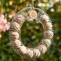 Personalised Round Hanging Garden Bird Feeder, thumbnail 1 of 6