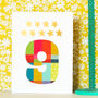 Mini Birthday Number Card, Ages One To Ten, thumbnail 9 of 11