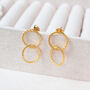 Statement Double Twisted Studs, thumbnail 1 of 4