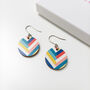 Key West Wooden Dangle Earrings, thumbnail 3 of 8