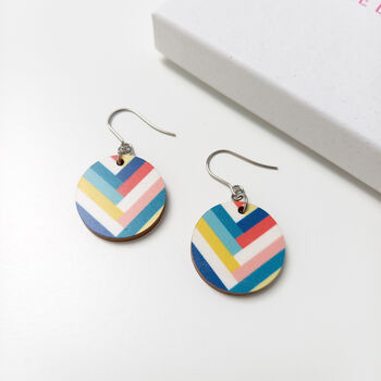Key West Wooden Dangle Earrings, 3 of 8