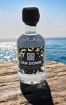 Tan Dowr Premium Cornish Sea Salt Vodka 5cl Miniature, 5 of 6