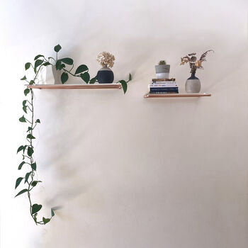 Handcrafted Floating Shelve With Clear Acrylic, 4 of 10