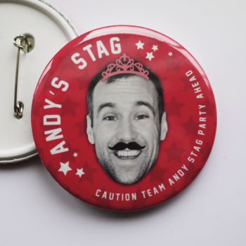 Personalised Stag Do Badges, 2 of 5