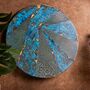 Copper Wall Art With Verdigris Patina, 300 Mm Diameter, thumbnail 2 of 5