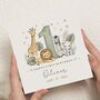 Personalised Safari Animal 1st Birthday Card, thumbnail 1 of 6
