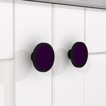 Purple Colourful Cupboard Drawer Knob Handles, 8 of 9