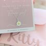 Sterling Silver Flower Girl Necklace Wedding Gift Set, thumbnail 5 of 7