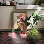 Say When Retro Wine Wall Print, thumbnail 3 of 10