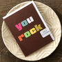 Mini You Rock Card, thumbnail 5 of 5