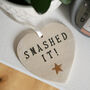 Smashed It Ceramic Hanging Heart, thumbnail 1 of 5