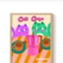 Cat Cafe Print, thumbnail 1 of 3