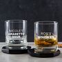Personalised Engraved Glass Tumbler, Custom Cocktail Glass Gift For Friends, thumbnail 2 of 9