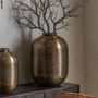 Souk Large Bronze Aluminium Vase, thumbnail 2 of 7