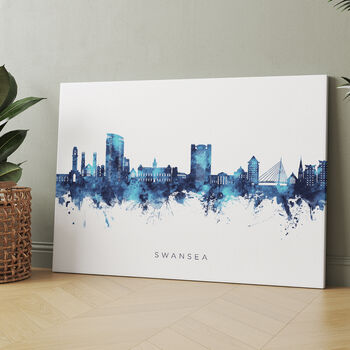 Swansea Skyline Cityscape Art Print, 7 of 12