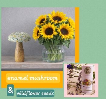 Step Into Spring Floral Mushroom Ornament, 6 of 6