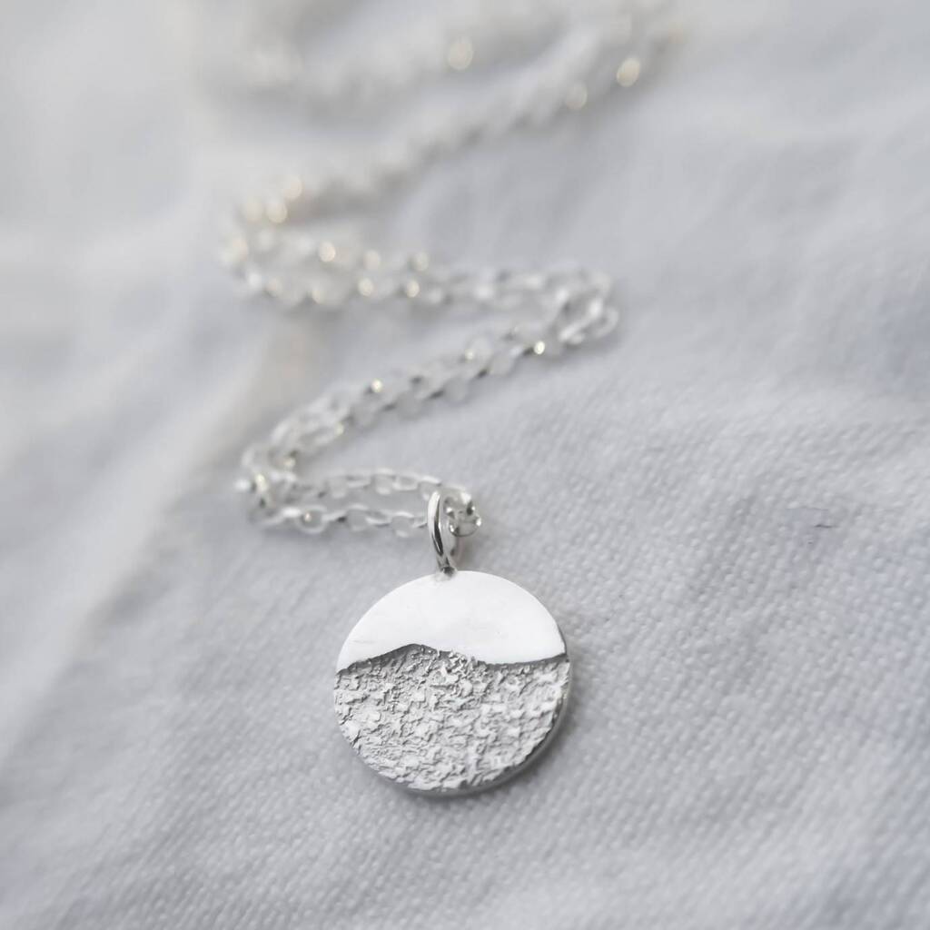 Recycled Silver Dainty Moonrise Necklace By Little Imp Jewellery ...