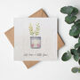 Lets Have A Little Fern! Plantable Seed Paper Card, thumbnail 1 of 2