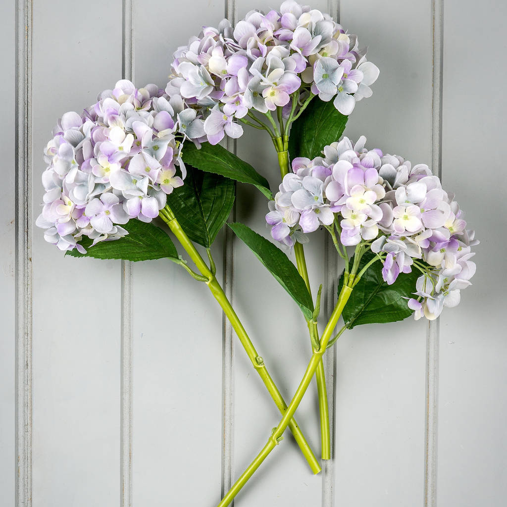 Hydrangea Faux Flower Stem By Hannah Halfpennie