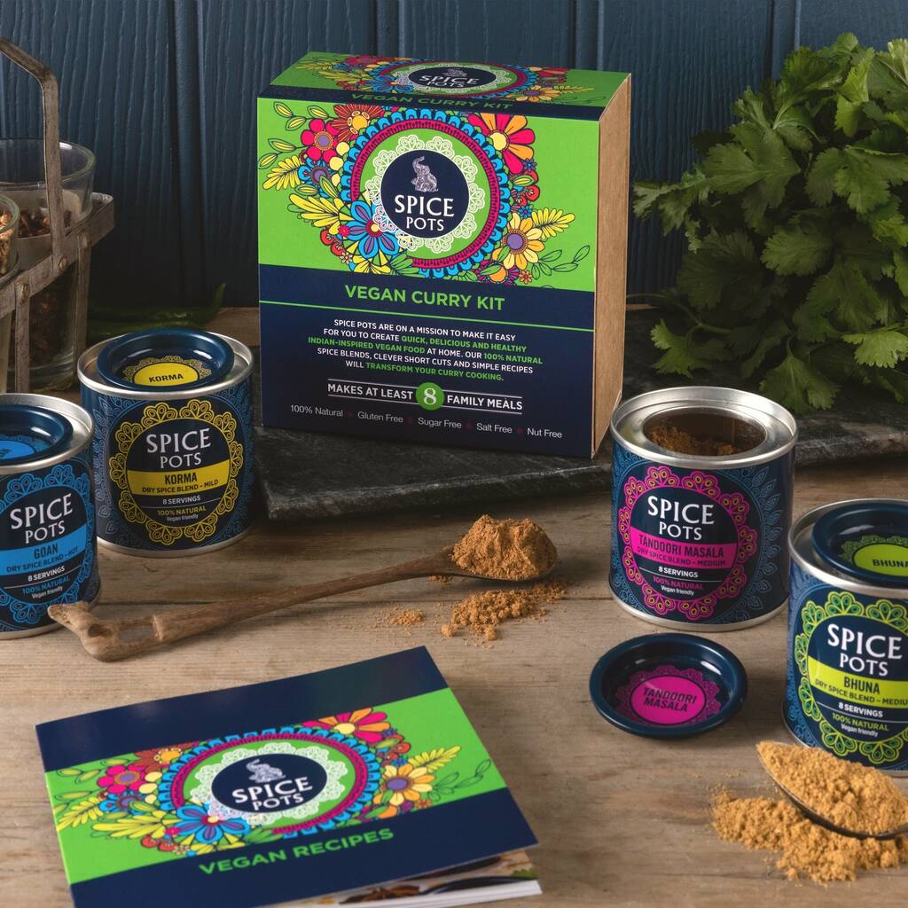 Vegan Gift Set For Curry Lovers, 1 of 9