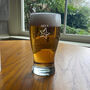 Personalised 40th Birthday Gift Star Pint Glass, thumbnail 5 of 6