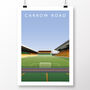 Norwich City Carrow Road From The River End Poster, thumbnail 2 of 8