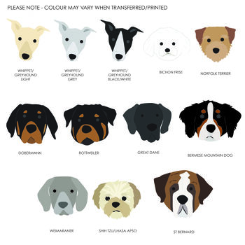 Personalised Favourite Human Dog Print, 7 of 12