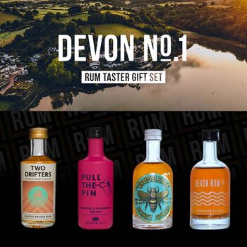 Devon Rum Taster Set Gift Box One, 4 of 4
