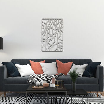 Abstract Rectangle Metal Art Geometric Home Decor, 9 of 11