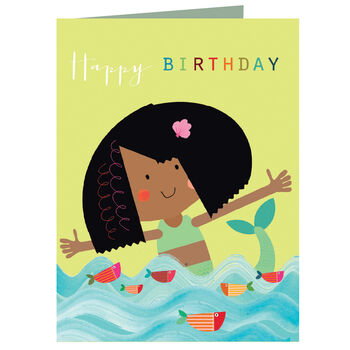 Mini Mermaid Birthday Card, 2 of 5