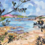 Isles Of Scilly Upcycled Paper Collage Print, thumbnail 2 of 4