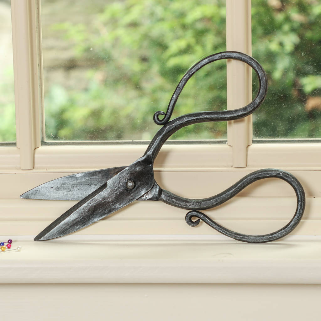 personalised vintage wooden sewing box and scissors by dibor