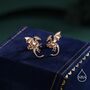 Sterling Silver Dragon With Wings Stud Earrings, thumbnail 6 of 12