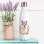 Floral Llama Water Bottle, thumbnail 1 of 2