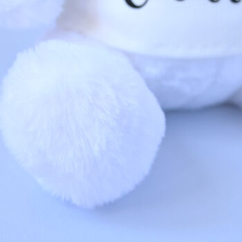 Personalised White Soft Teddy Toy, 4 of 4