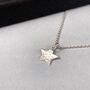 Personalised Metallic Star Map And Silver Star Necklace, thumbnail 3 of 5