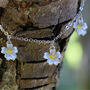 Yellow Primrose February Birth Flower Charm Bracelet, thumbnail 1 of 4