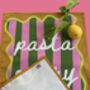 Pasta Every Night Tea Towel, thumbnail 4 of 4